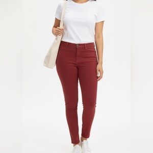 J. Crew Pink Skinny Corduroy Bold Fashion Essential